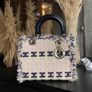 Сумка Christian Dior Lady из твида